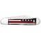 Case Cutlery Case Stripes Of Service Smooth Black Bone W/Color Inlays Red Line Mini Copperlock 61749L Ss CAS-07312 - alternate 3